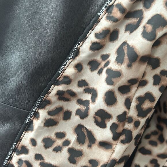Women’s Calvin Klein Leather Jacket - Picture 8 of 8
